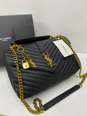 Saint Laurent Medium Caviar Bag