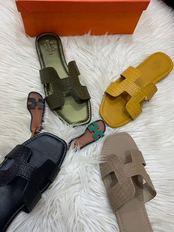 Hermes Snake Sandals