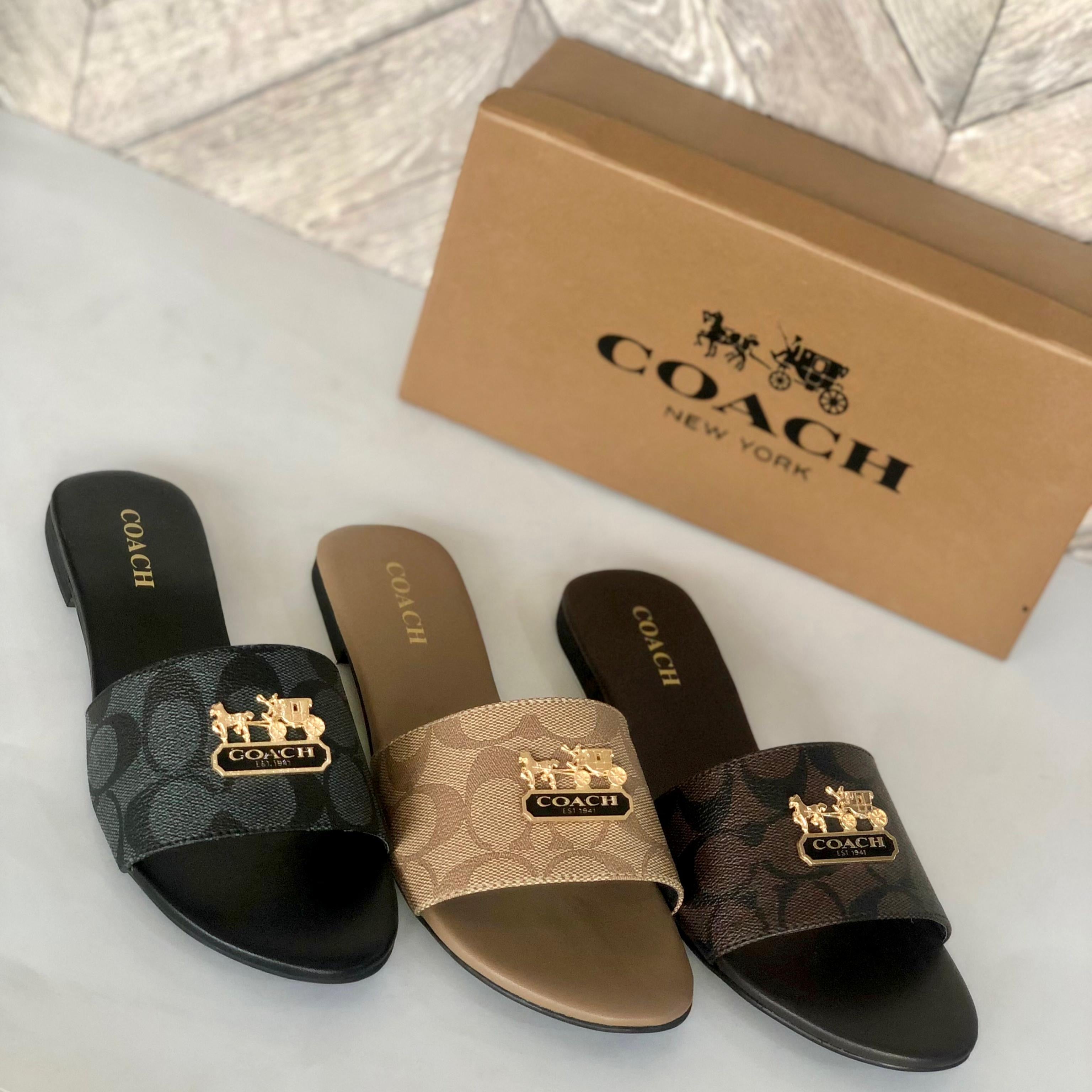 Coach Slippers