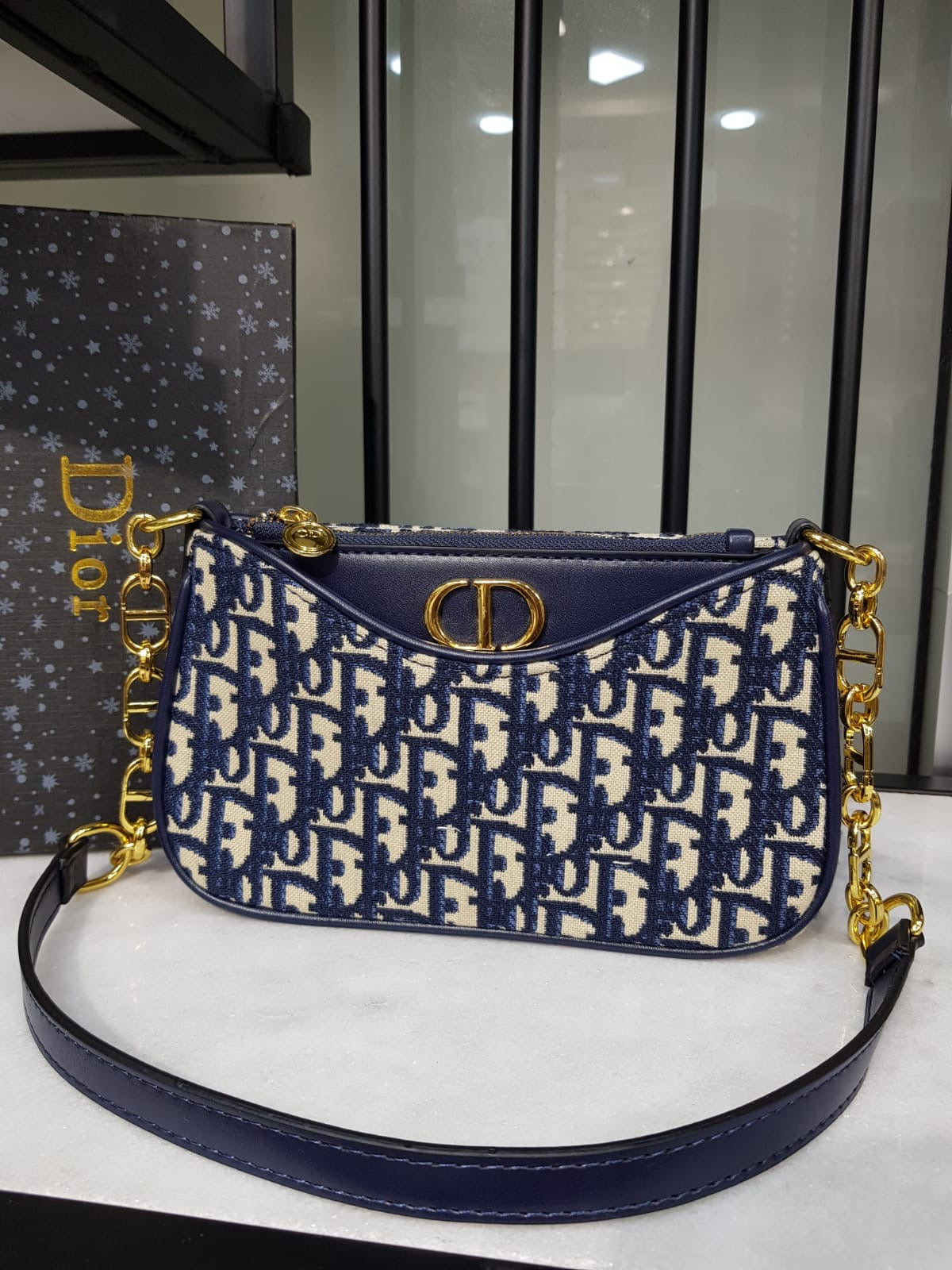 CD Signature hobo mini bag