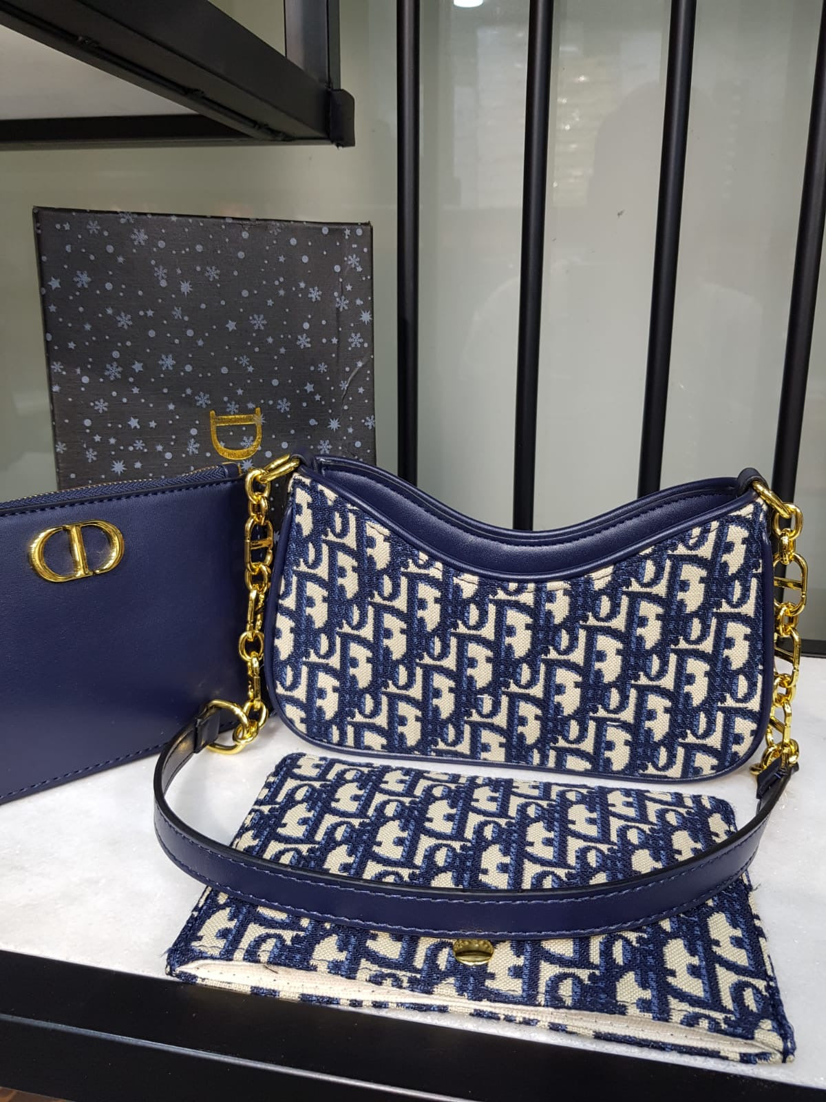 CD Signature hobo mini bag