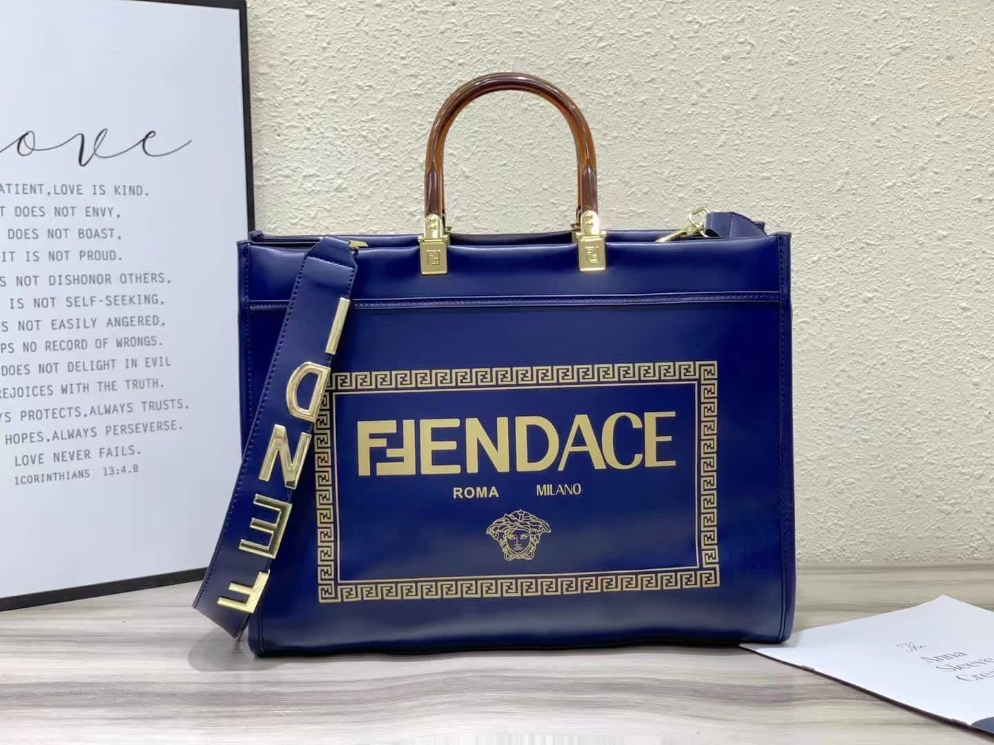 Fendi x Versace Tote Bag