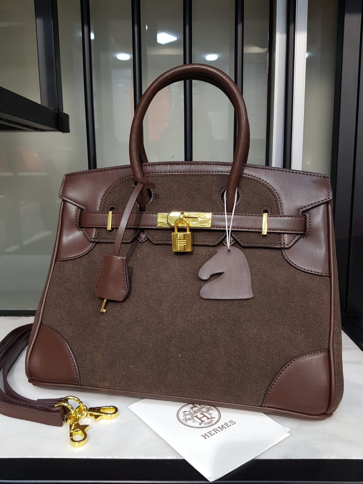 Hermes Grizzly Birkin Bag