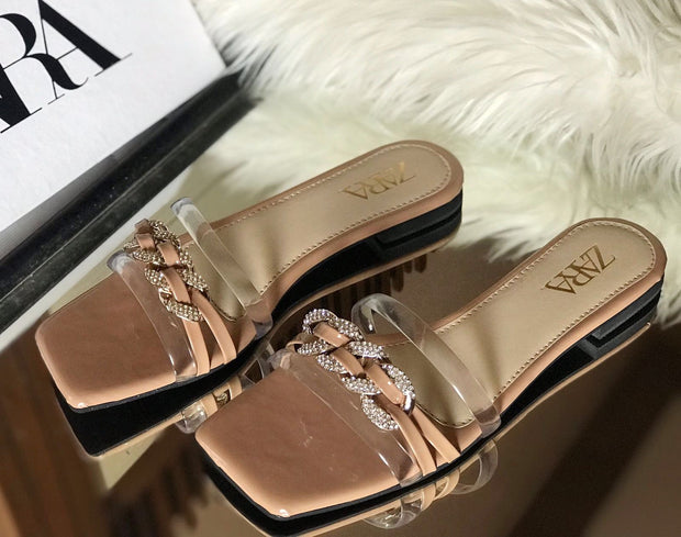 Zara Chain Sandals