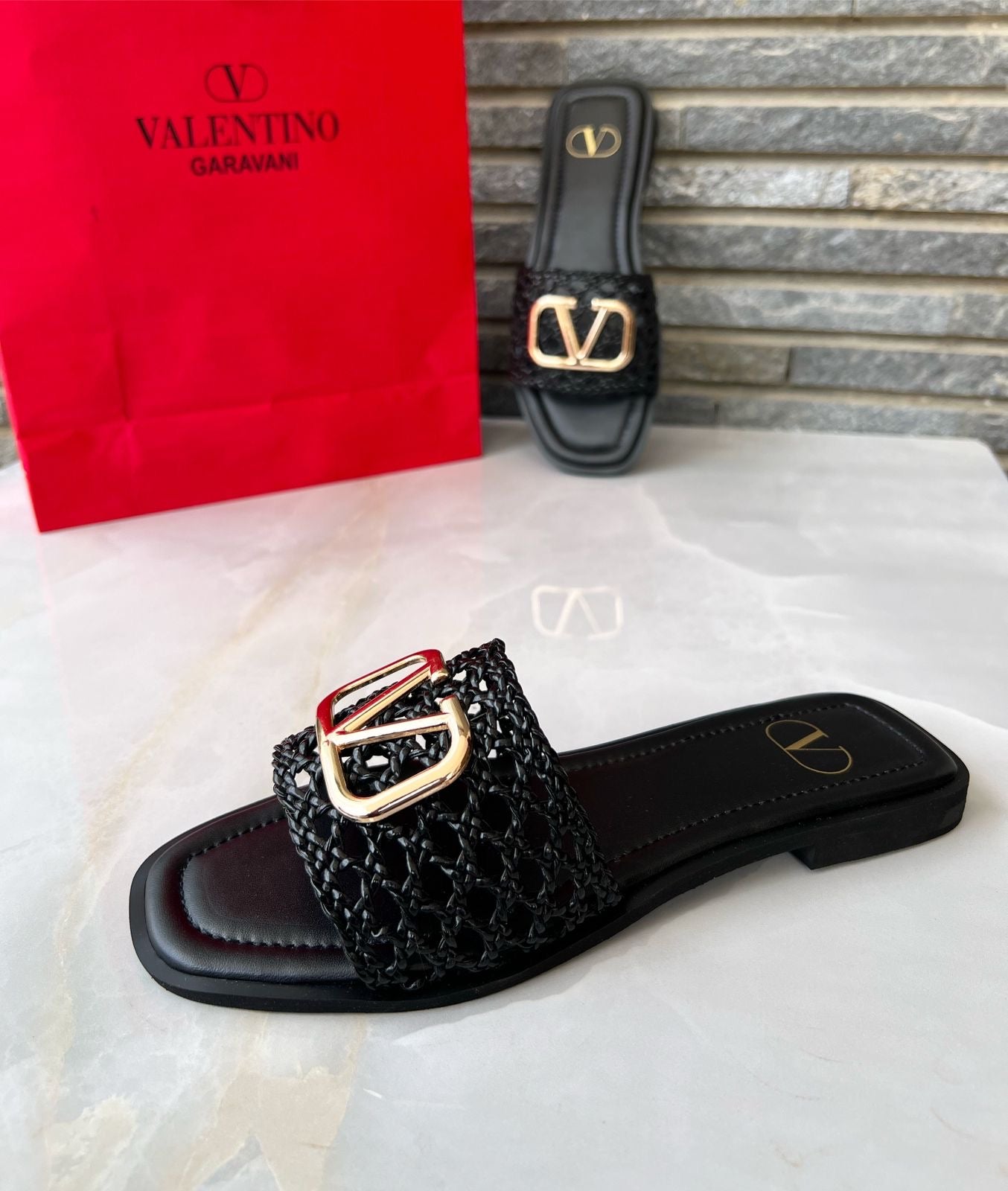 Valentino Net Flats