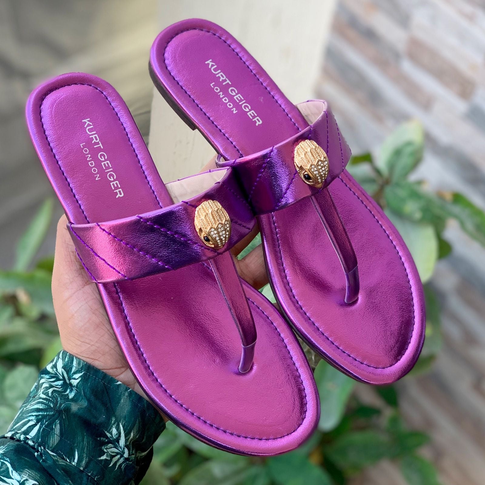 Kurt Geiger Leather Crafted Strap Sandals