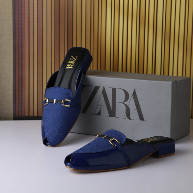 Zara Pumps Silver Slides