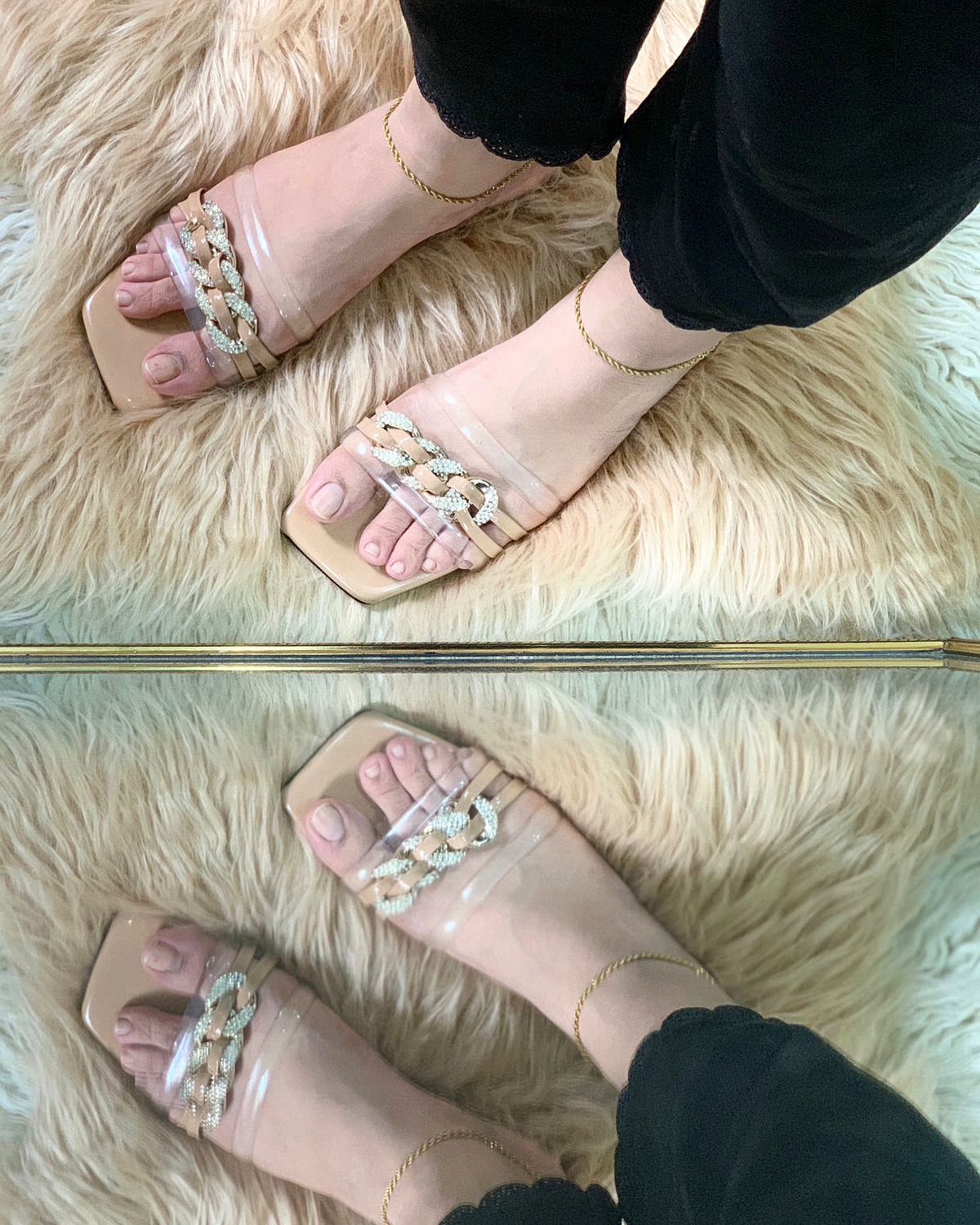 Zara Transparent Sandals