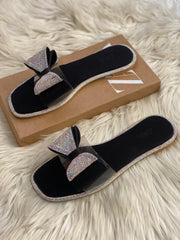 Zara Bow Transparent asandals