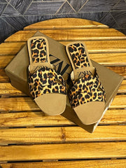 Zara Leopard Flats