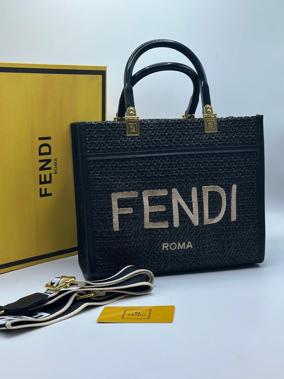 Fendi Canvas Tote Bag