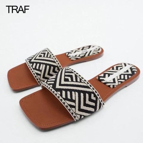 Zara Zebra Sandals