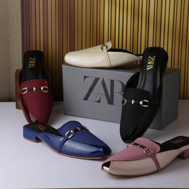 Zara Pumps Silver Slides