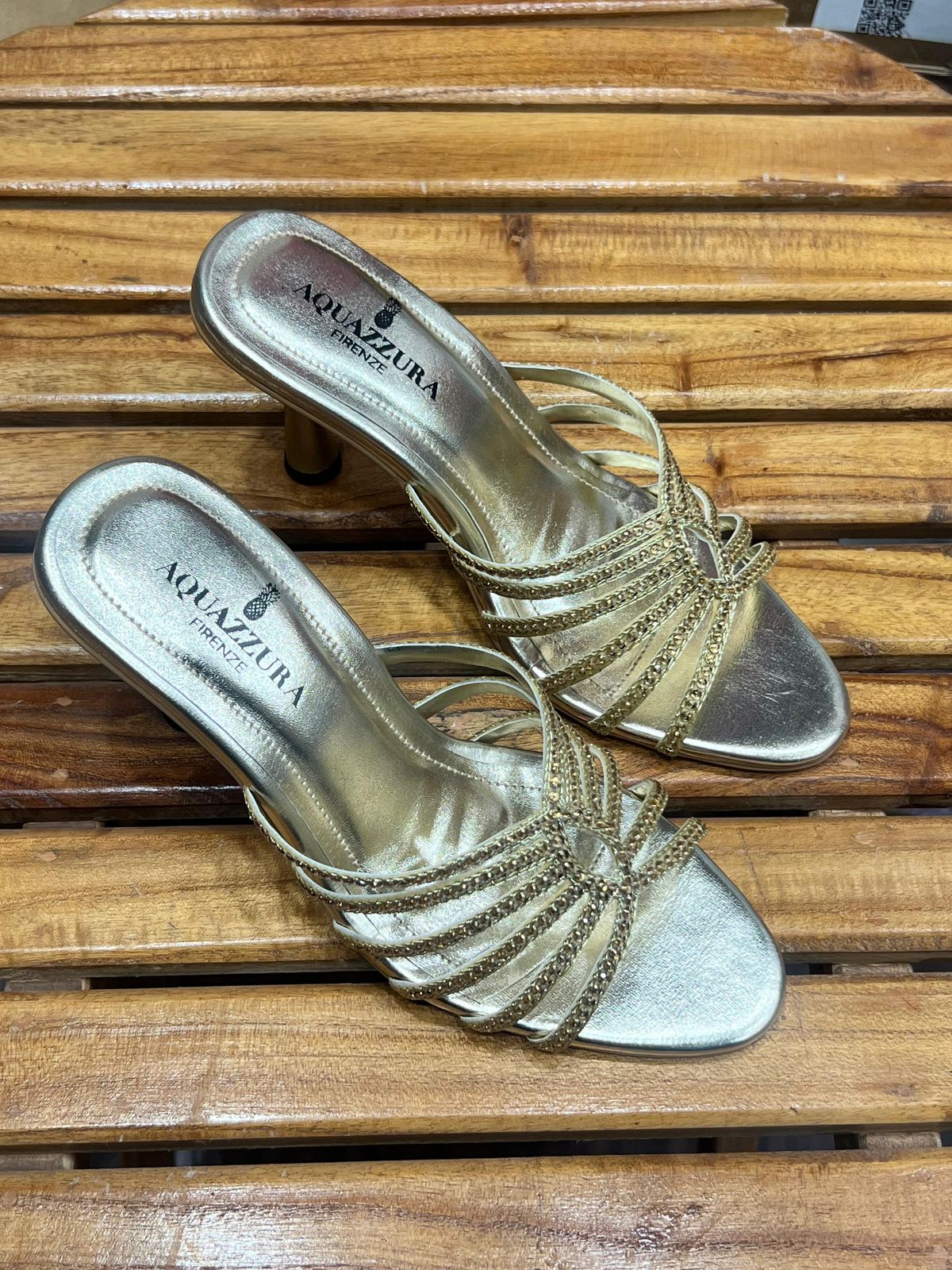 Aquazzura Embroidery Heels