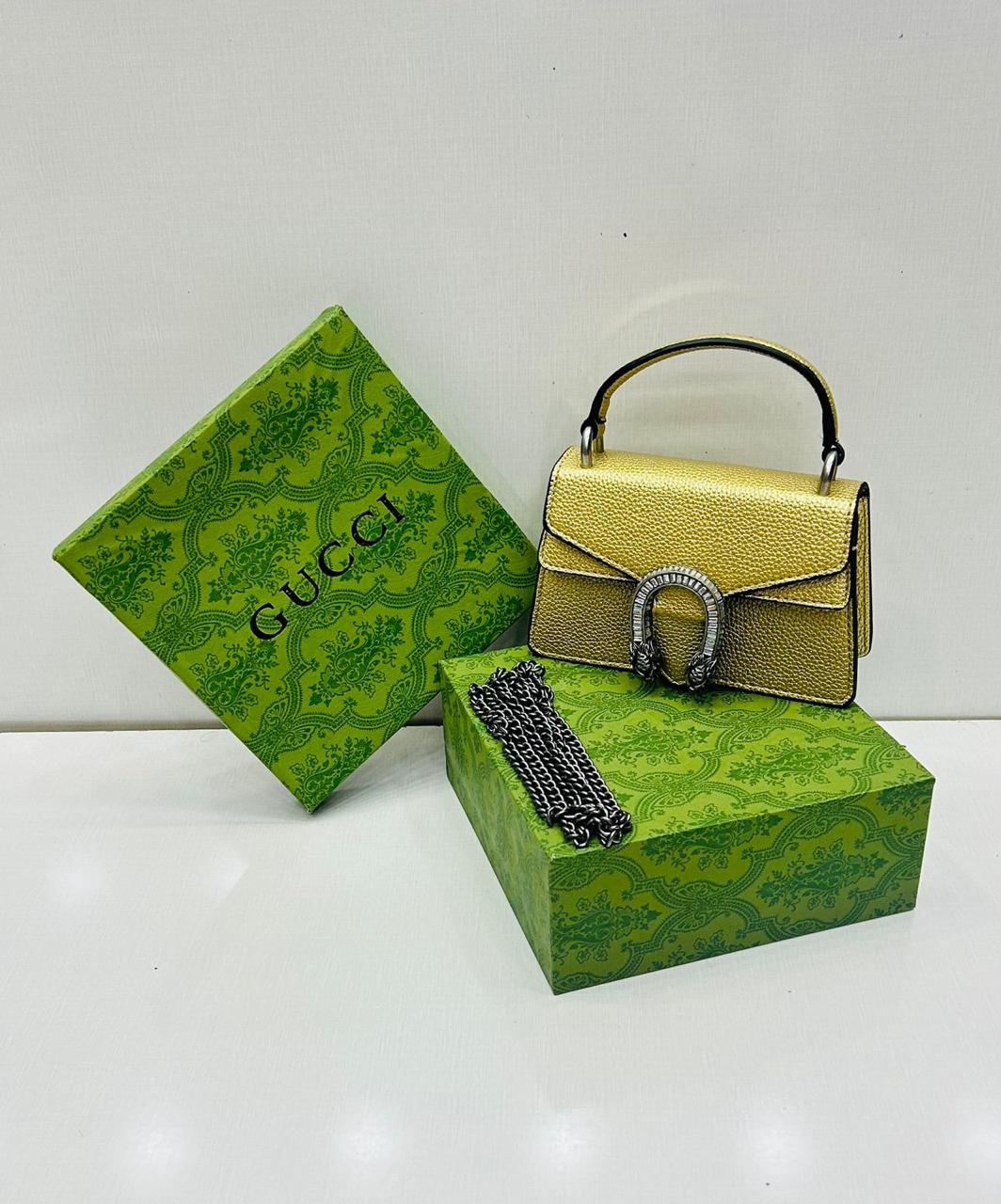 Gucci Top Handle Horseshoe Bag