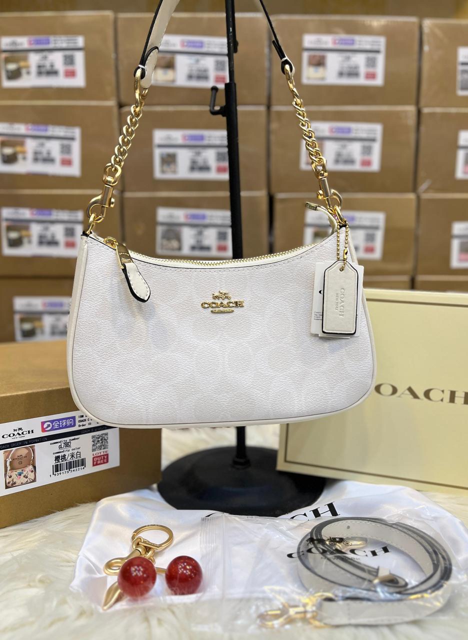 Coach Teri Shoulder Bag In Signature Canvas