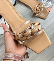 Zara Chain Sandals