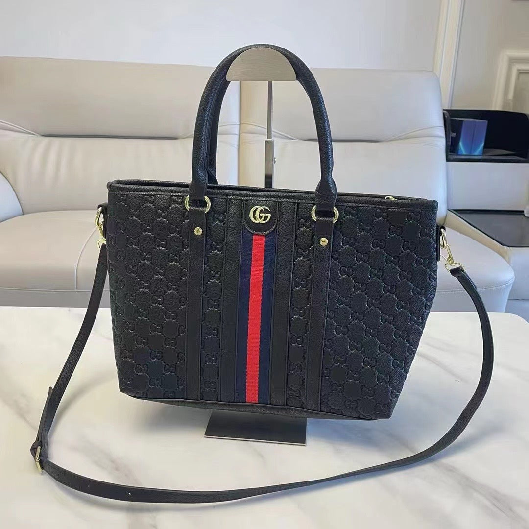 Gucci Leather Crafted Tote
