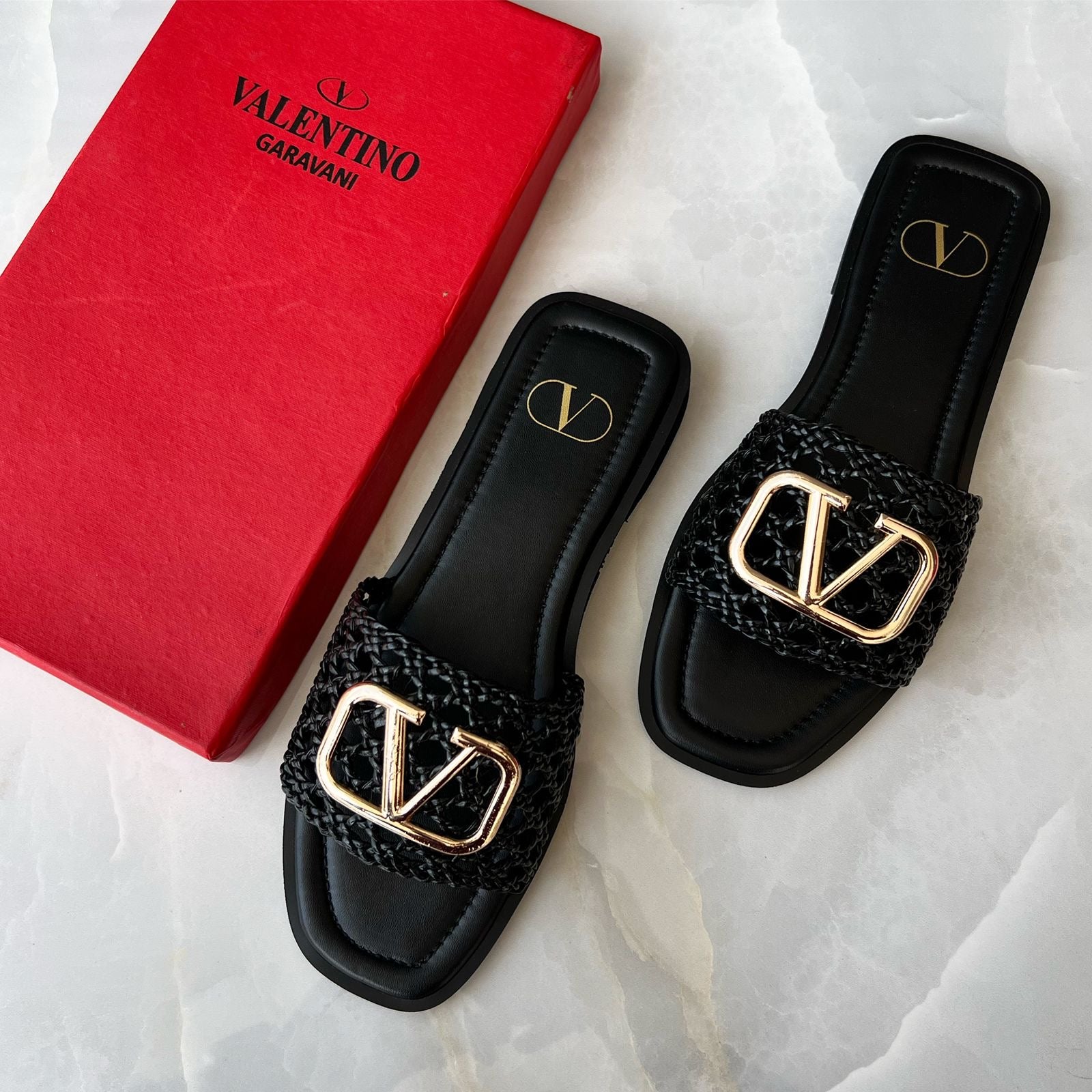 Valentino Net Flats