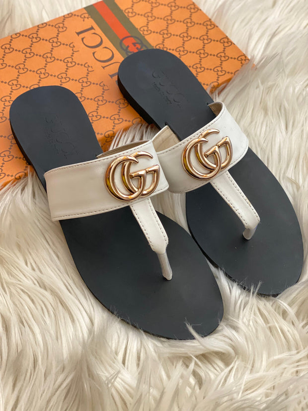 Gucci Signature Leather Sandals