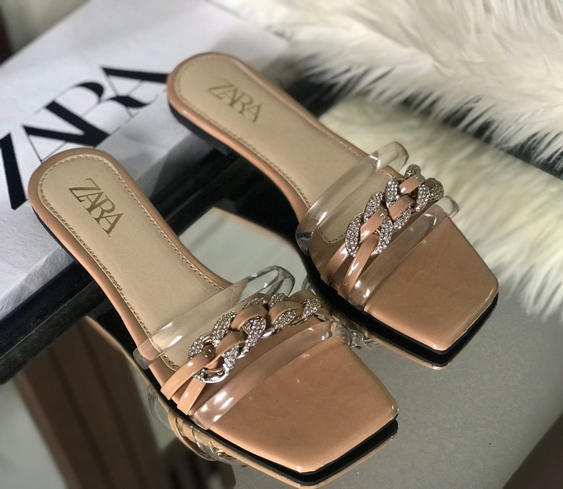 Zara Chain Sandals