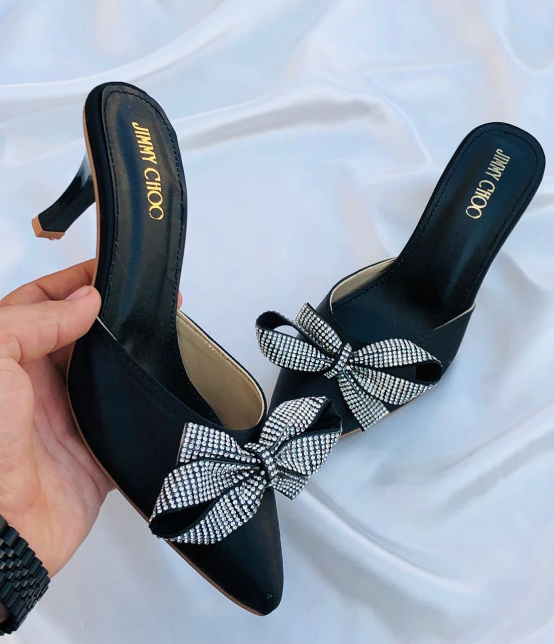 Jimmy Choo Satin Heels