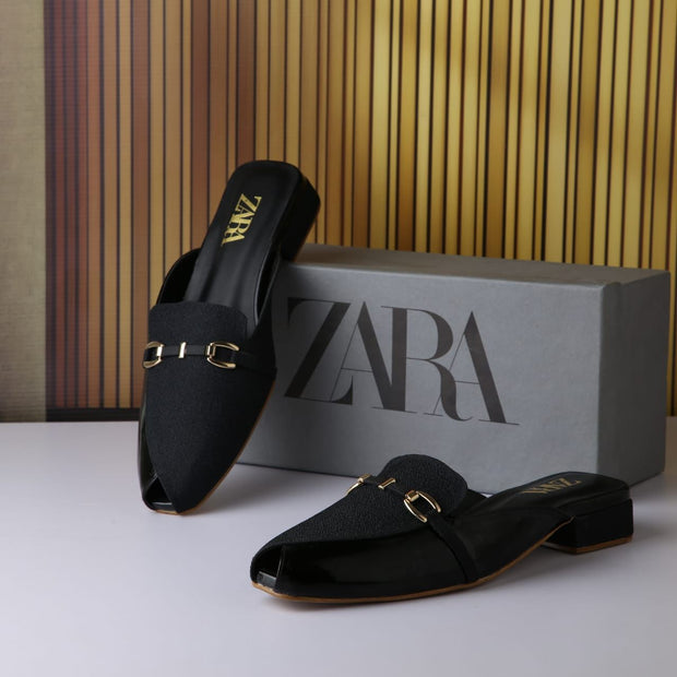 Zara Pumps Silver Slides