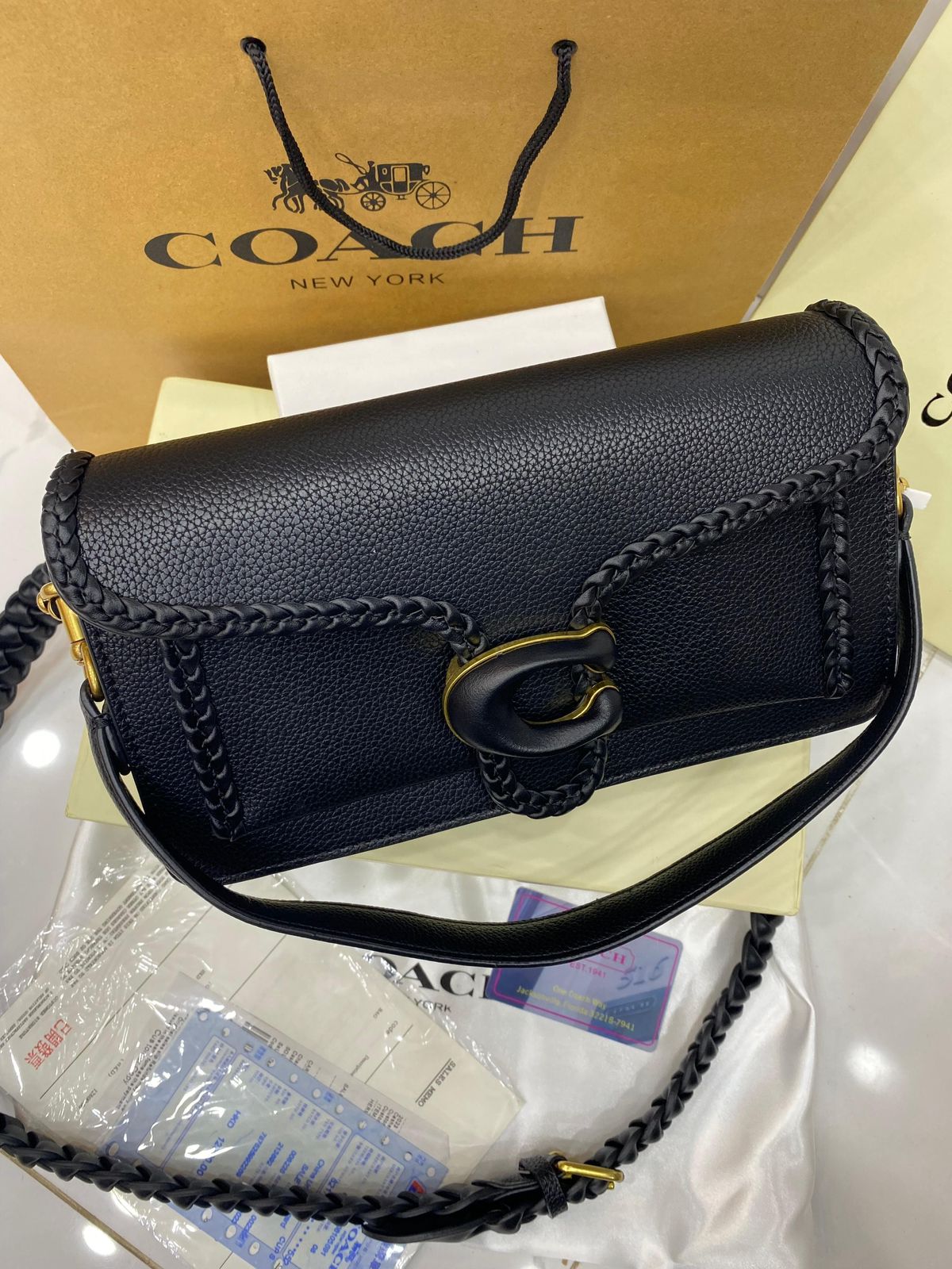 Coach Embroided Sia Crossbody