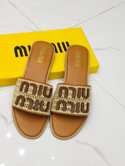 Miu Miu Flat Slippers