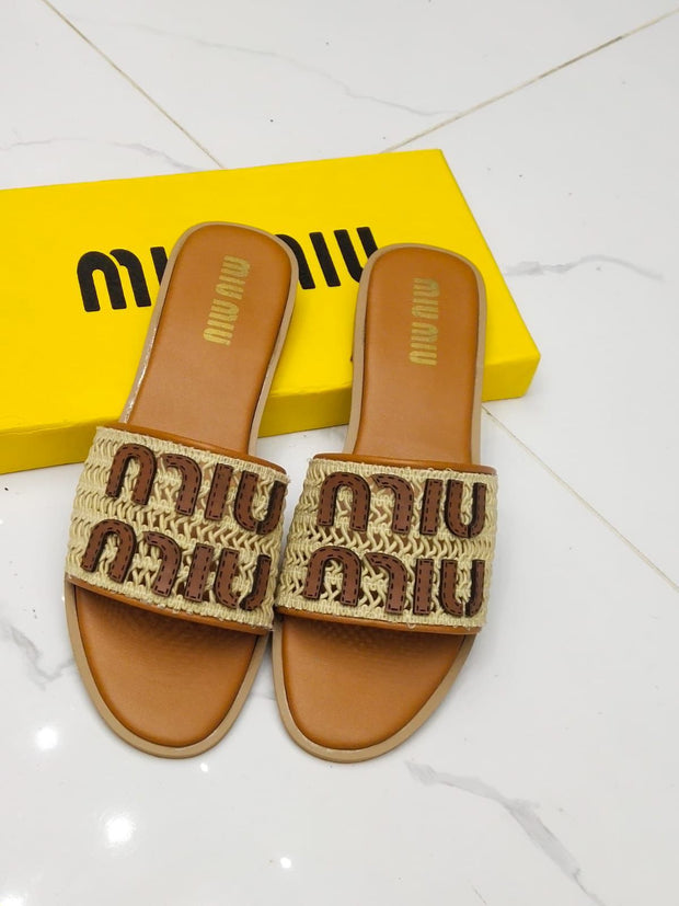 Miu Miu Flat Slippers