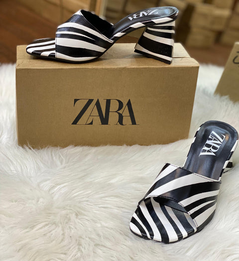 Zara Zebra Heels