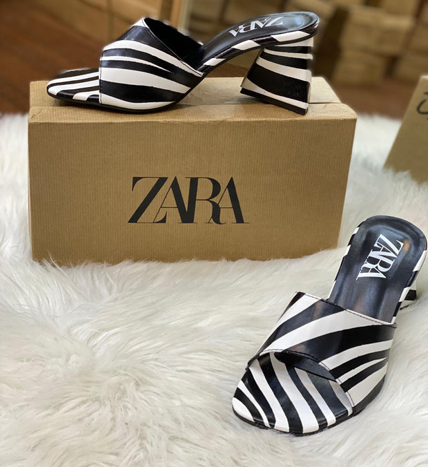 Zara Zebra Heels