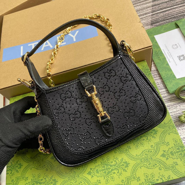 Gucci Jackie Crystal Mini Bag