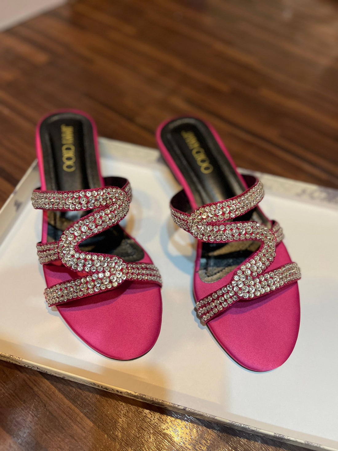 Jimmy Choo Snake Serpenti Sandals