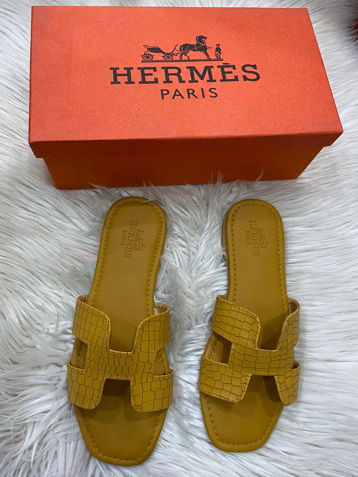 Hermes Snake Sandals