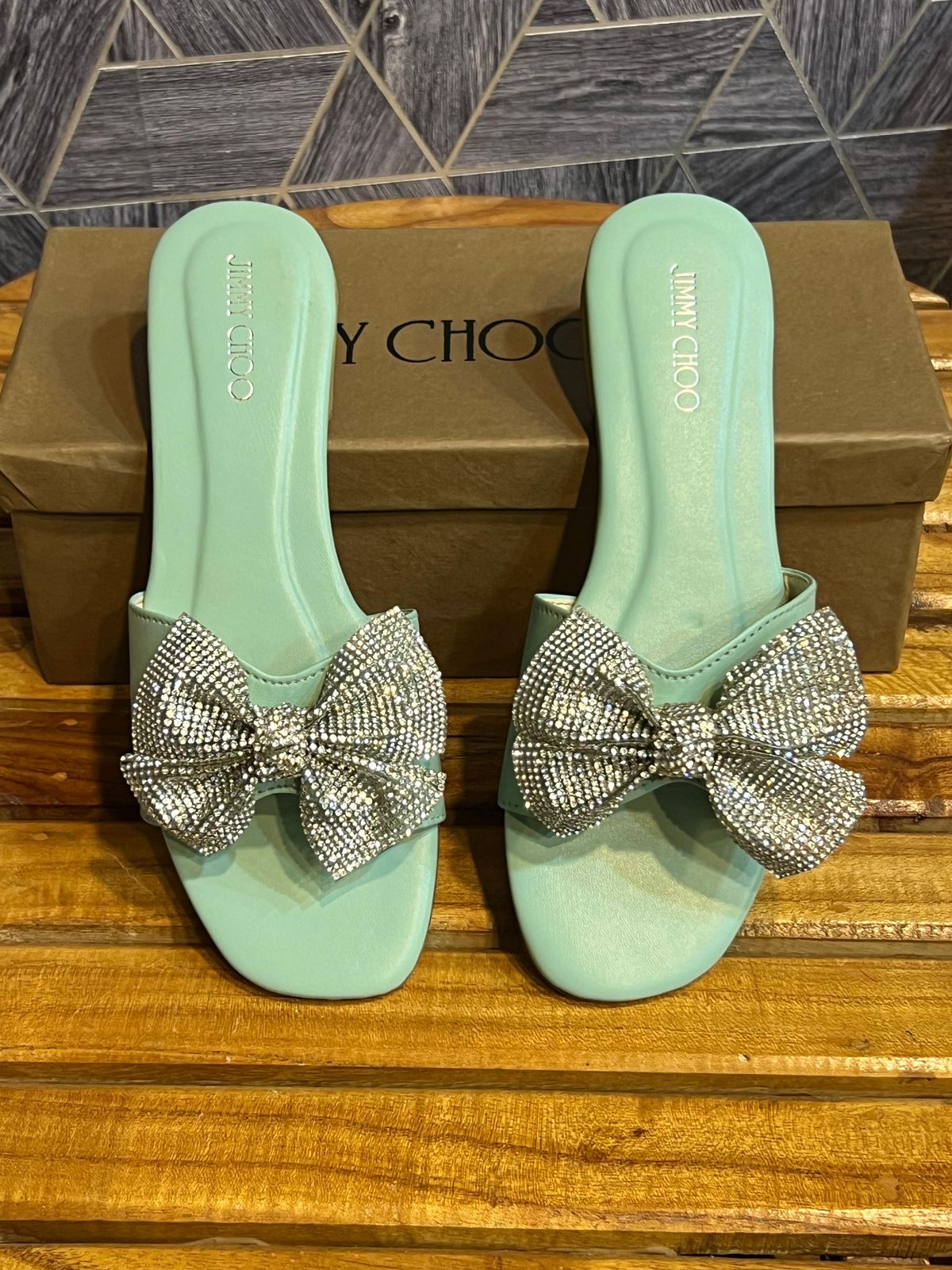 Jimmy Choo Bow Liva flats