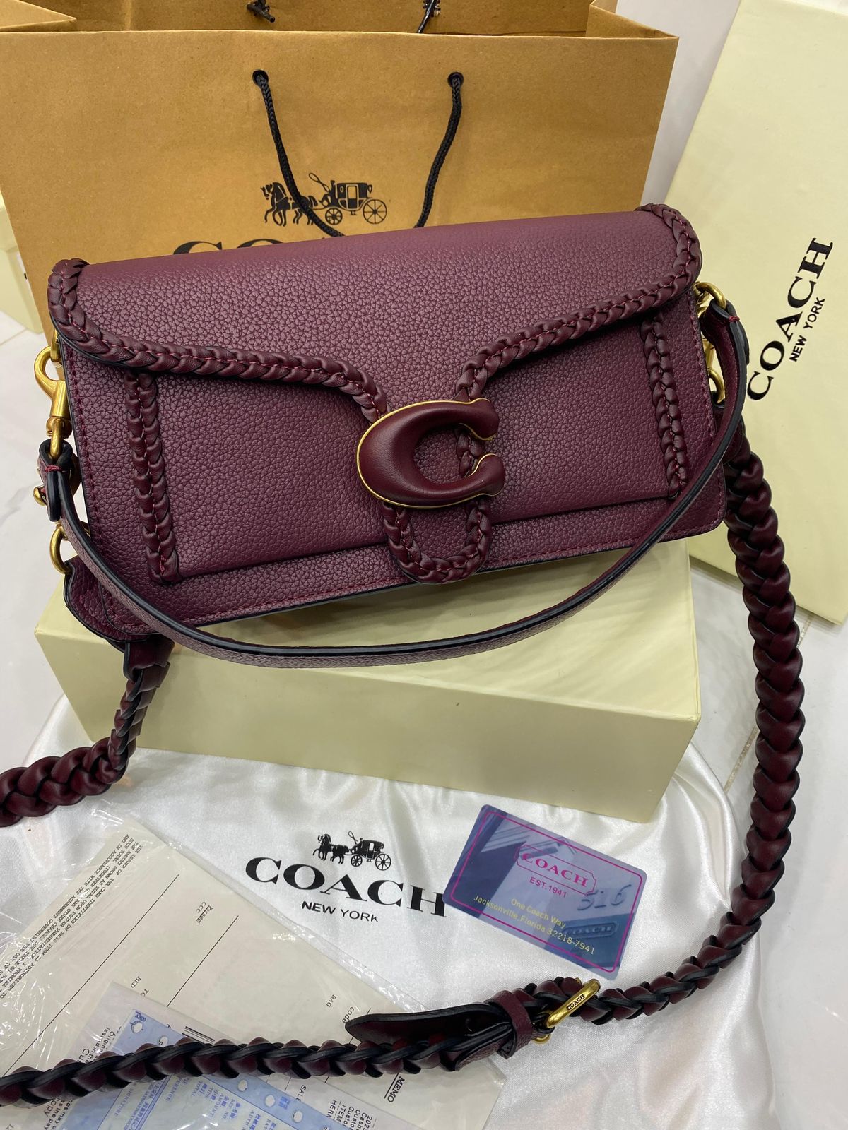 Coach Embroided Sia Crossbody