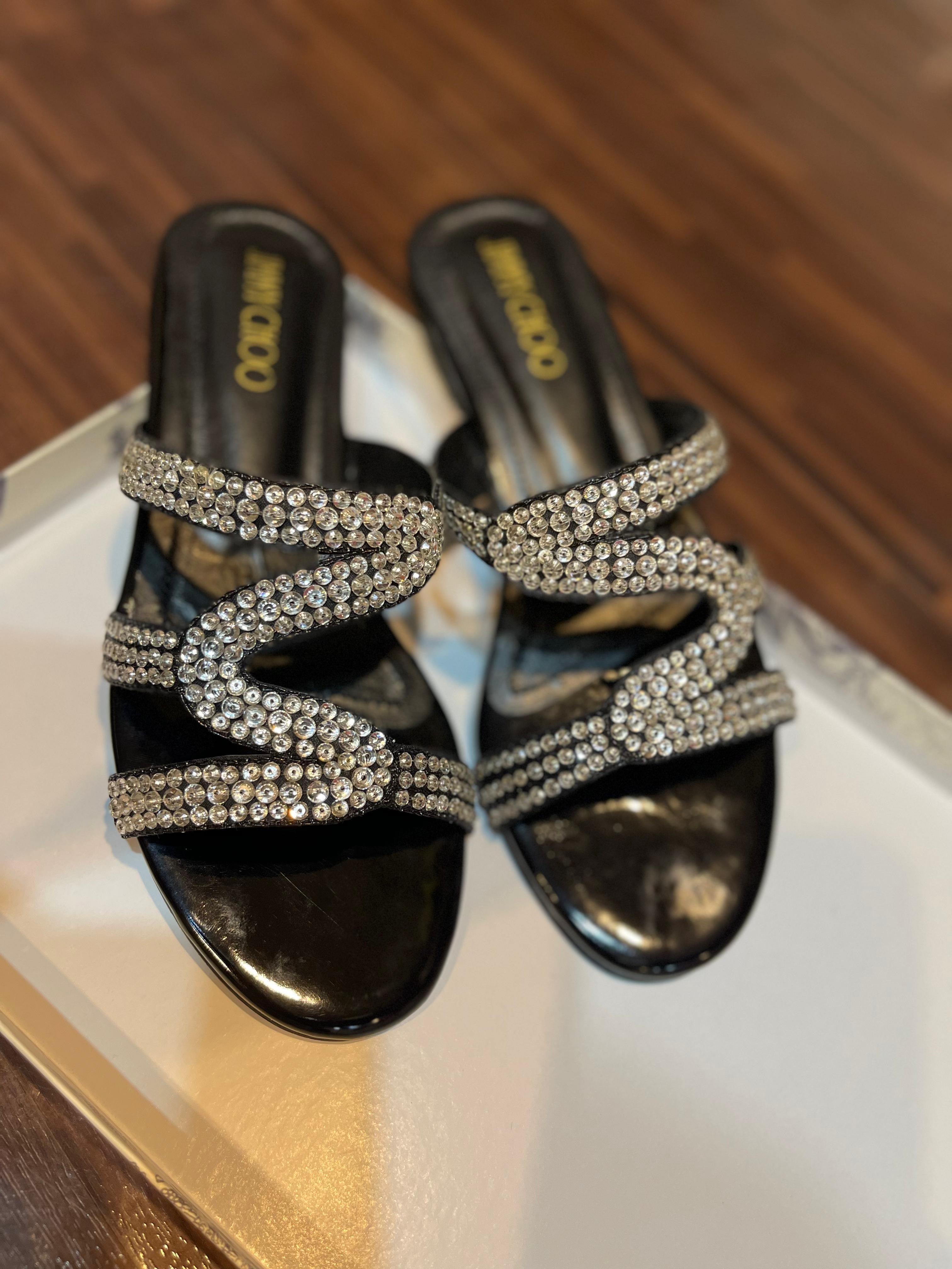 Jimmy Choo Snake Serpenti Sandals