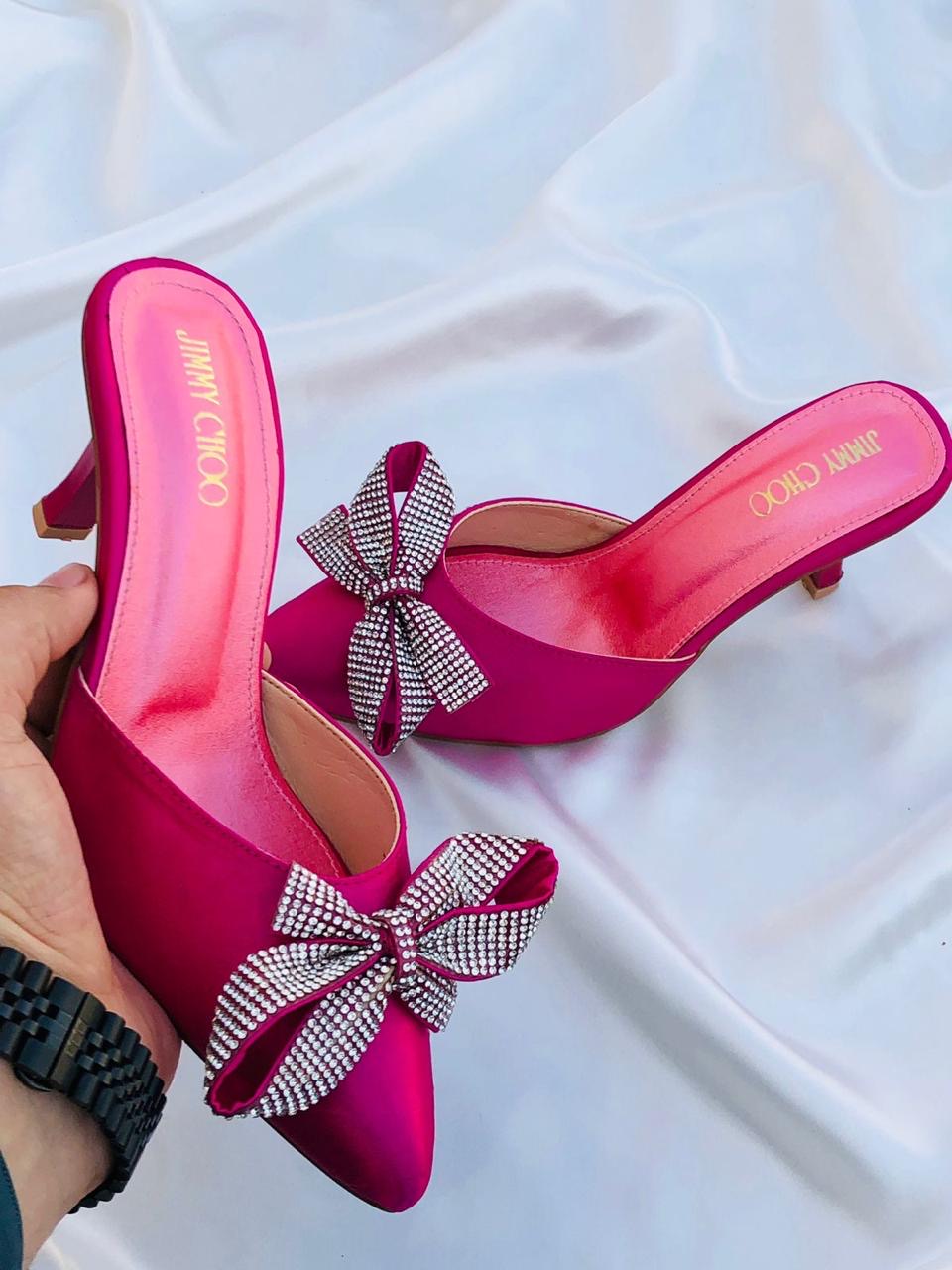 Jimmy Choo Satin Heels