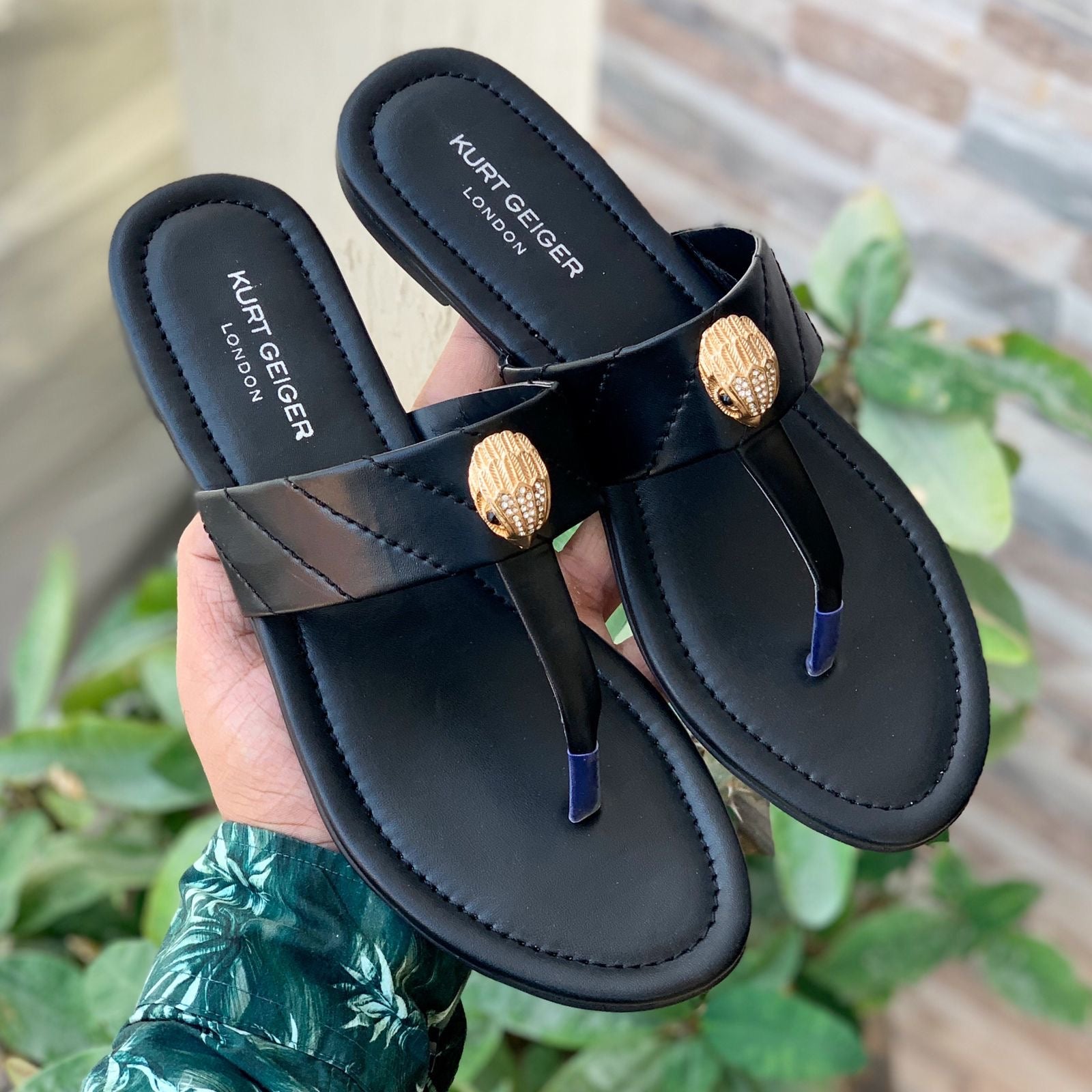 Kurt Geiger Leather Crafted Strap Sandals