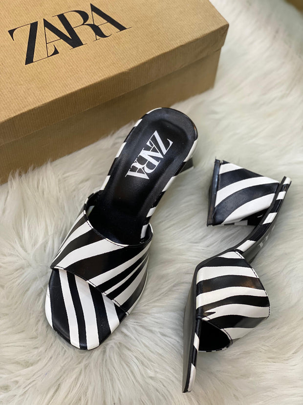 Zara Zebra Heels