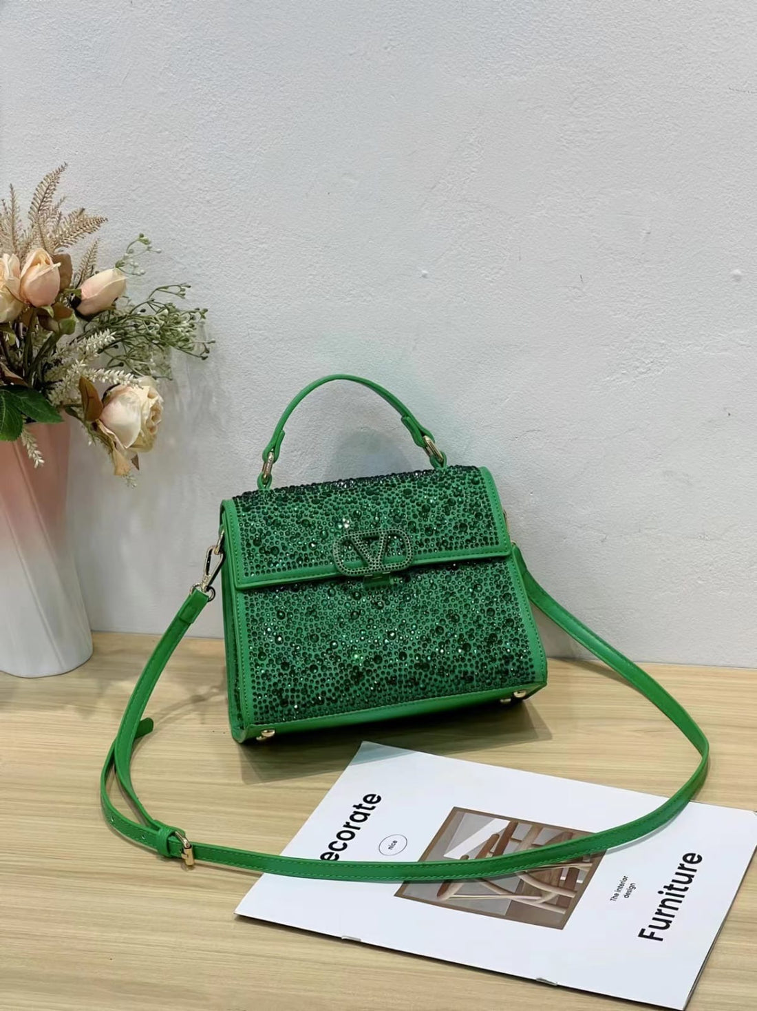 Valentino Glittery CrossBody