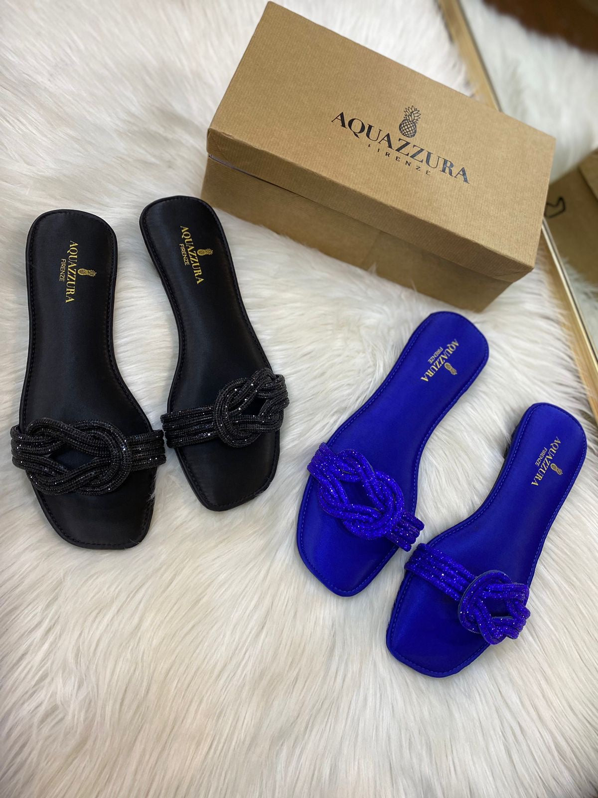 Aquazurra Cross-k Sandals