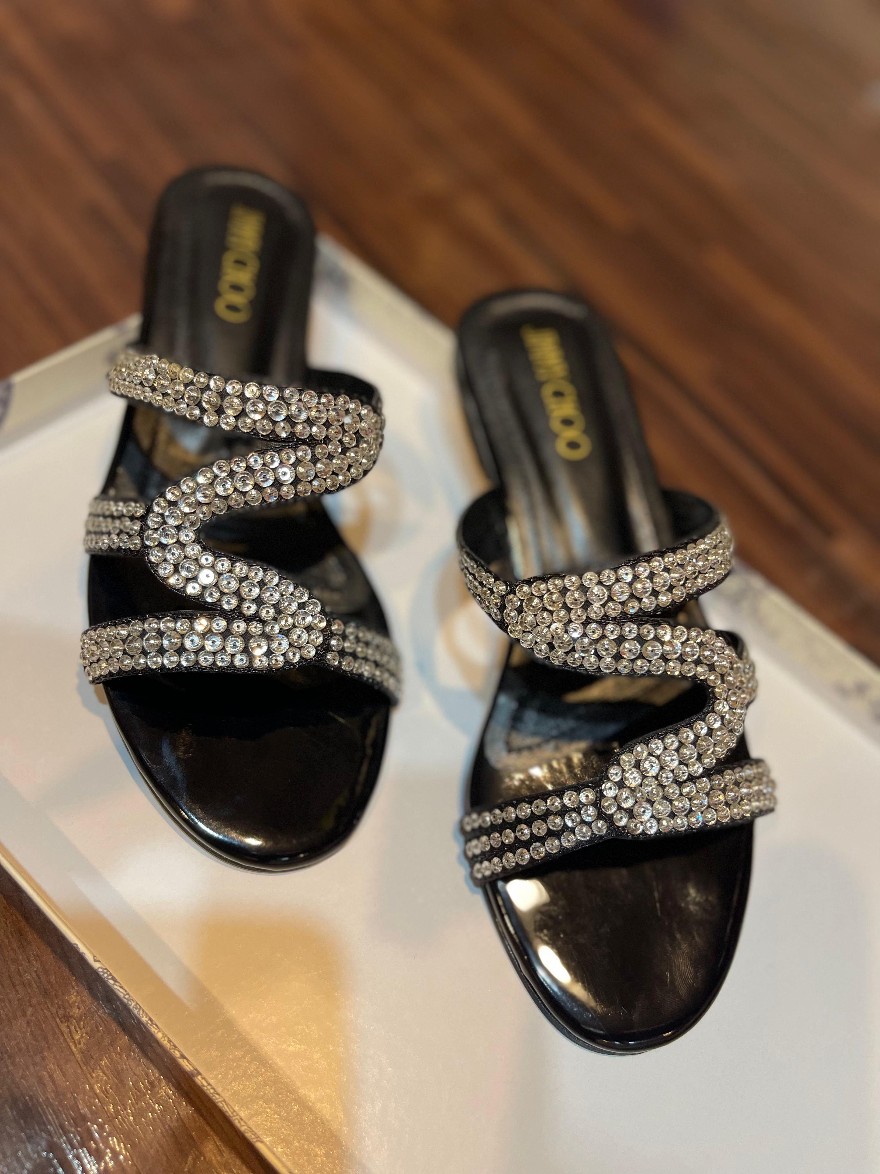 Jimmy Choo Snake Serpenti Sandals