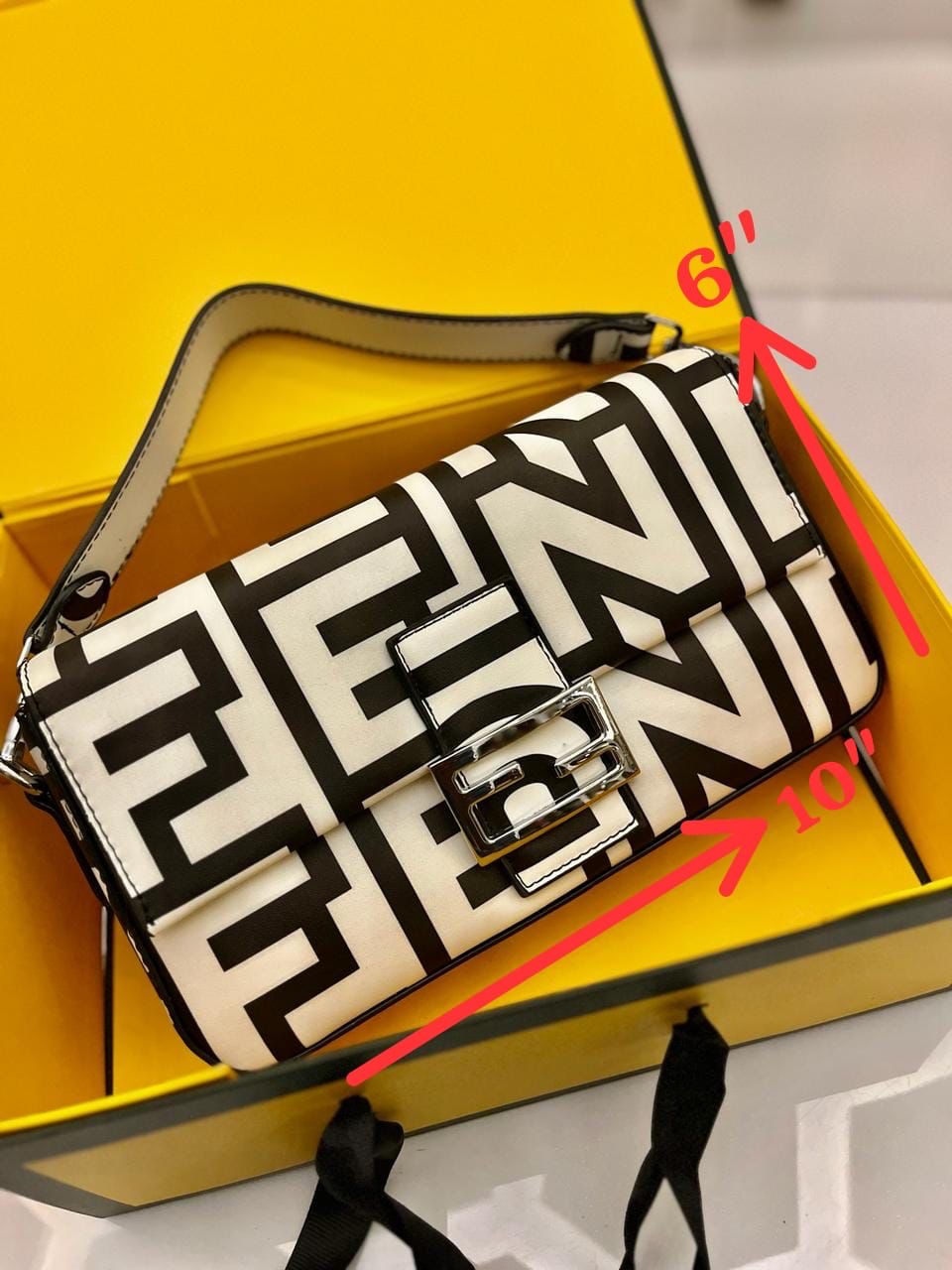 Fendi Baguette Bag In Fendi Roma Capsule