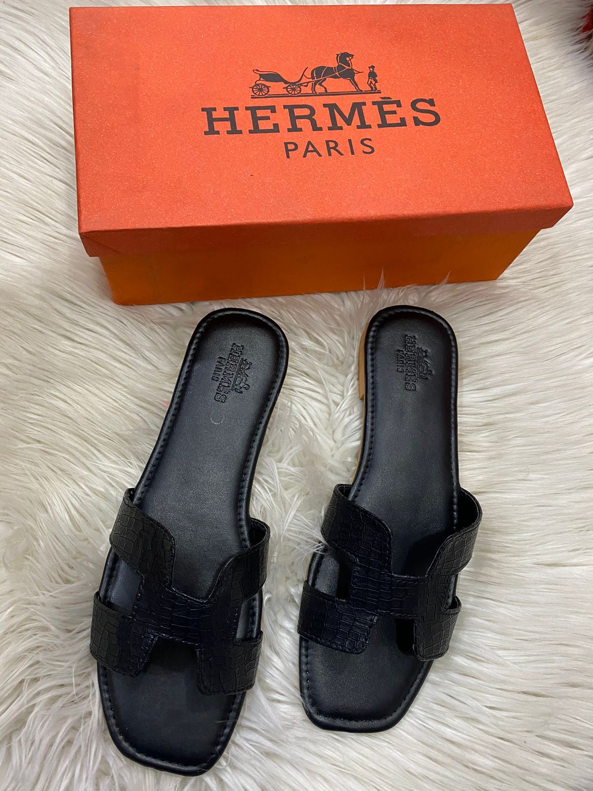 Hermes Snake Sandals