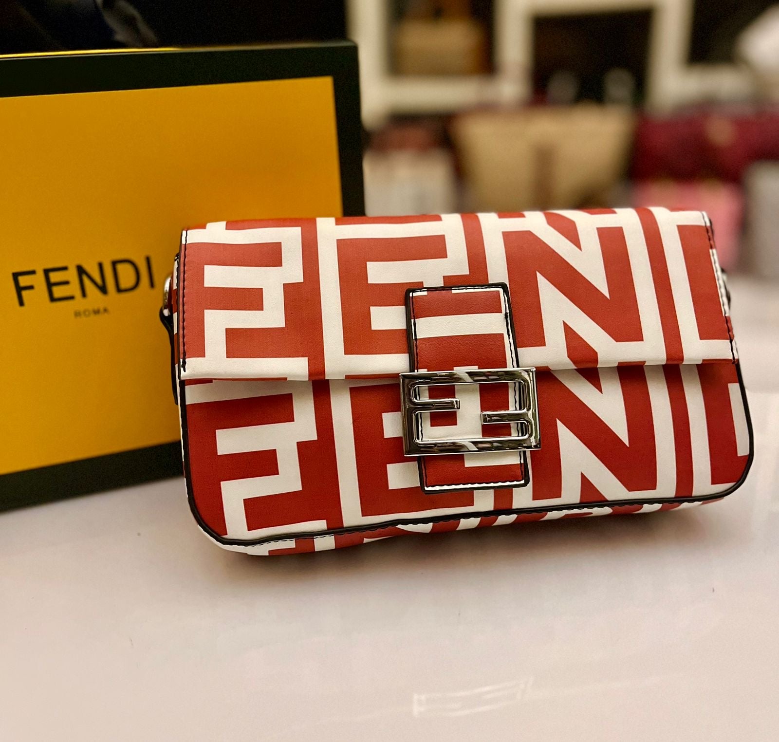 Fendi Baguette Bag In Fendi Roma Capsule