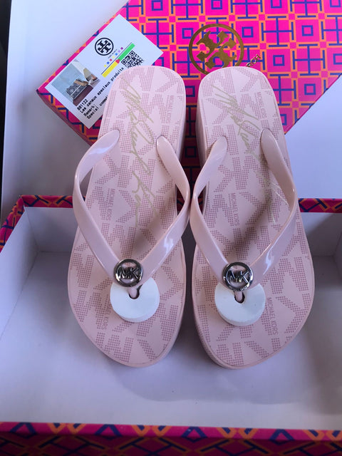 Michael Kors Pink Wedgy Flips
