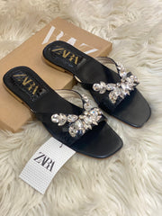 Zara Strappy Diamond Sandals