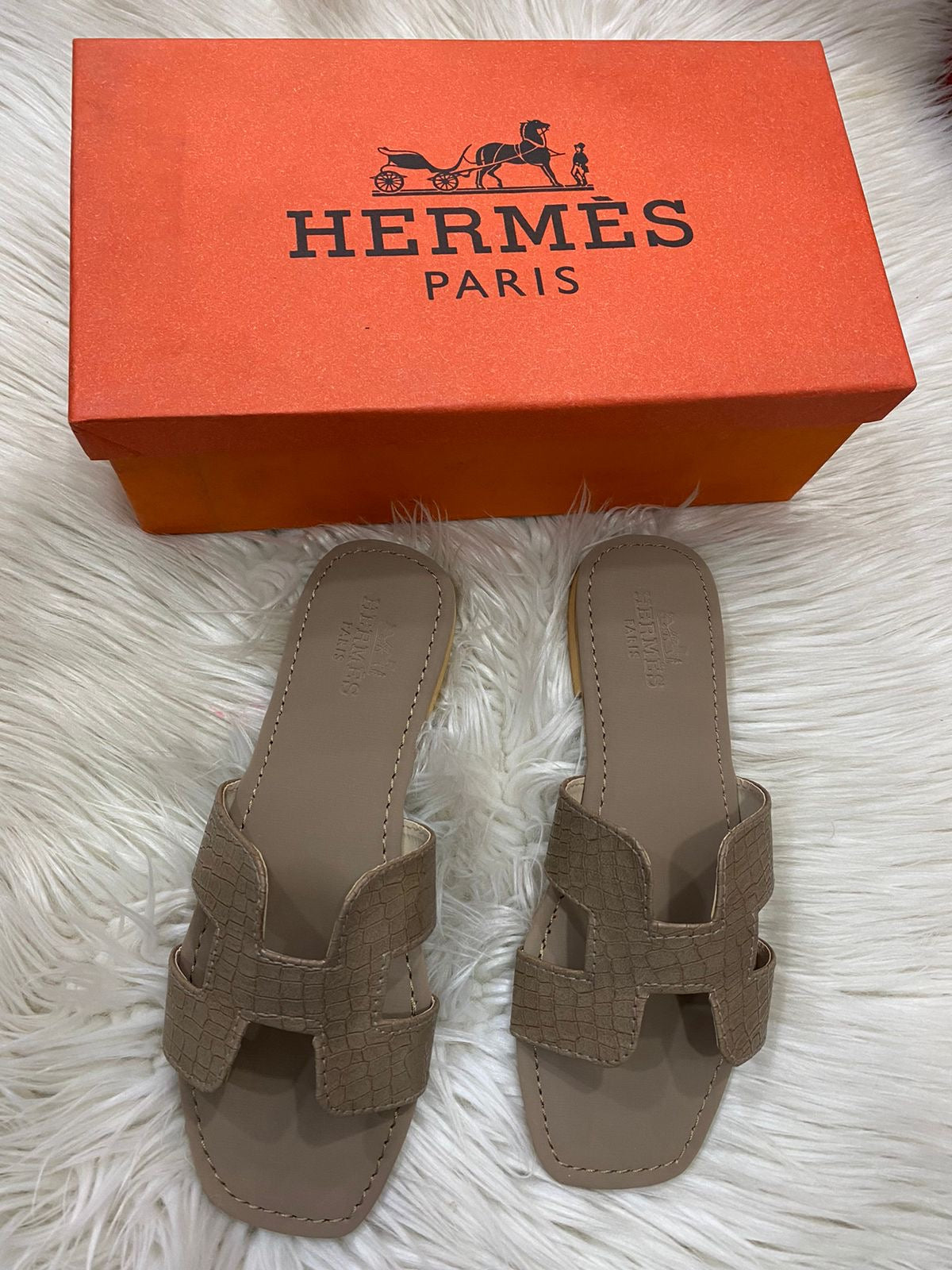 Hermes Snake Sandals